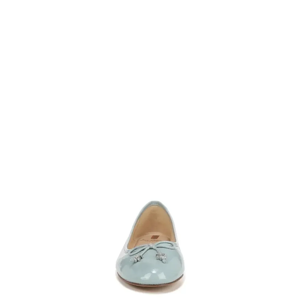 SAM EDELMAN FELICIA LUXE BALLET FLAT ROBIN EGG BLUE 6 MEDIUM